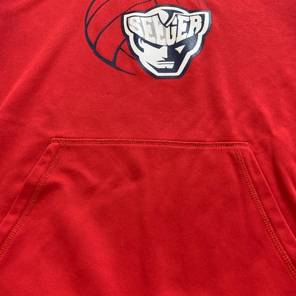 Red Women's Sweatshirt - Picture 3 of 7